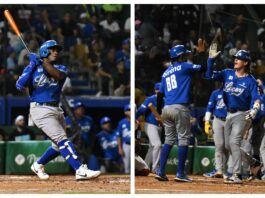 Leyba y Fitzgerald lideran triunfo del Licey sobre el Escogido