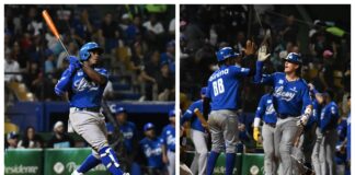Leyba y Fitzgerald lideran triunfo del Licey sobre el Escogido