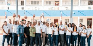 INEFI entrega utilería en Colegio Arcoíris