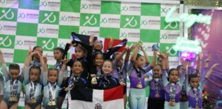 Club Naco domina la VII Copa Internacional de Gimnasia con 72 medallas