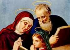 San Joaquín y Santa Ana, padres de la Buenaventurada Virgen María y abuelos de Nstro Señor Jesucristo 26/7/25