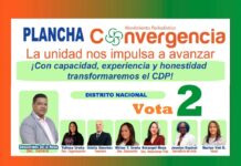 Movimiento Convergencia presenta propuesta de trabajo para la seccional del Distrito Nacional del CDP