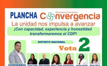 Movimiento Convergencia presenta propuesta de trabajo para la seccional del Distrito Nacional del CDP