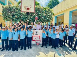 Escuela Máxima Tavárez recibe utilería deportiva de INEFI