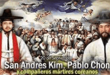 Santos Mártires Koreanos 20/9/25
