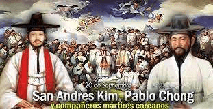 Santos Mártires Koreanos 20/9/25