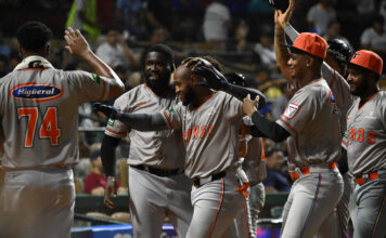 De La Cruz dispara grand slam y Toros vencen a Licey