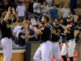 Águilas se consolidan en la cima al vencer a los Gigantes