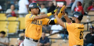 Escogido y Águilas dividen honores en doble cartelera