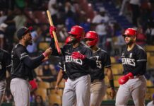 Canario lidera con dos HR paliza del Escogido al Licey