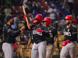 Canario lidera con dos HR paliza del Escogido al Licey