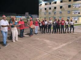 Aguinaldo de Alcaldía de Guerra alegra a internos de Las Parras