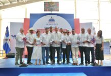 Presidente Abinader inaugura polideportivo en Dajabón