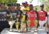 Leones de Chaca reciben delegación de Bedford Little League