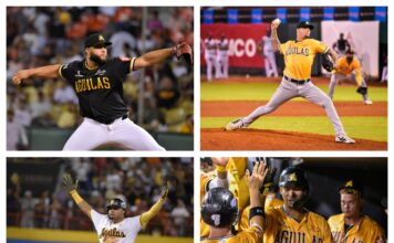 Águilas renuevan cuatro jugadores de su reserva nativa