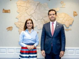 Omar Fernandez recibe en su despacho la visita de la Embajadora de EE.UU. en el país