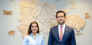 Omar Fernandez recibe en su despacho la visita de la Embajadora de EE.UU. en el país
