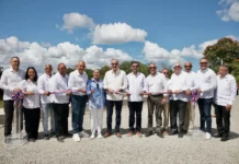 Luis Abinader inaugura muro de gaviones para prevenir inundaciones en Villa Riva