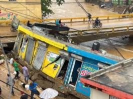 Lluvias desbordan río y anegan comunidades Gaspar Hernández