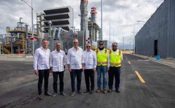 Presidente Luis Abinader inaugura termoeléctrica Manzanillo Power Land en Montecristi