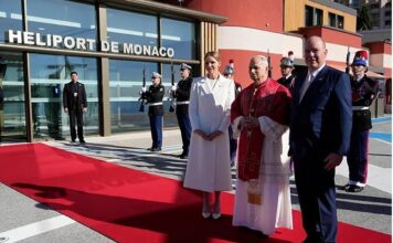 El Papa León XIV llegó este sábado al Principado de Mónaco