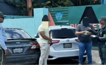 DIGESETT localiza y fiscaliza a los conductores en el túnel de la avenida 27 de Febrero