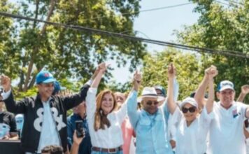 Carolina recibe apoyo del PRM en provincia Monseñor Nouel