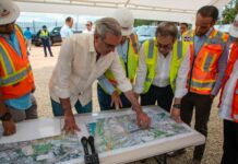 Luis Abinader supervisa obra de RD$12 mil millones en la avenida República de Colombia