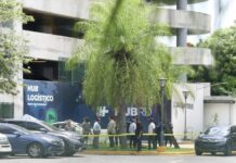 Hombre muere tras caer del cuarto piso de plaza Central