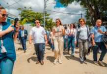 José Ignacio Paliza supervisa avances del proyecto de recuperación del margen oriental del río Ozama