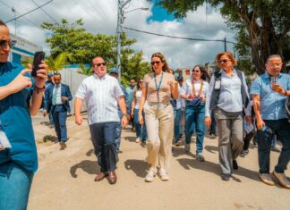 José Ignacio Paliza supervisa avances del proyecto de recuperación del margen oriental del río Ozama