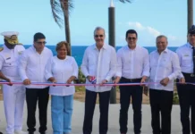 Gobierno inaugura la segunda etapa del malecón de Santo Domingo Este