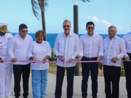 Gobierno inaugura la segunda etapa del malecón de Santo Domingo Este