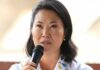 Keiko Fujimori mantiene su ventaja sobre Sánchez al llegar al 25 % del escrutinio en Perú