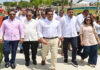 David Collado supervisa obras del Parque Urbano Bajos de Haina