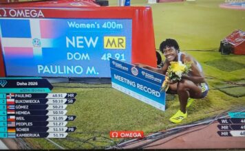 Marileidy conquista su cuarto título en la Liga Diamante y marca nuevo récord en los 400 metros planos
