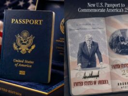 Trump presenta nuevo pasaporte de EE. UU. con su retrato