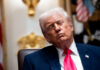 Trump aparece dormido en acto de la Casa Blanca y desata burlas en redes