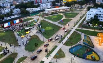 Presidente RD y Alcaldesa DN inauguran Paseo 30 de Mayo