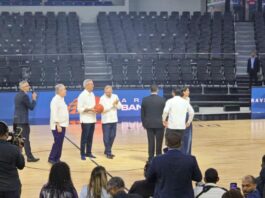Presidente Luis Abinader inaugura la remodelada Arena Banreservas Virgilio Travieso Soto