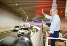 Luis Abinader inaugura el túnel de la Plaza de la Bandera