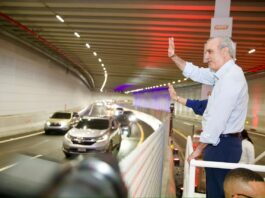 Luis Abinader inaugura el túnel de la Plaza de la Bandera