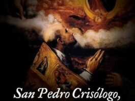 San Pedro Crisologo, Obispo, Padre y Doctor de la Iglesia. 30/7/26 Mes de mi madre, Isaura de García.