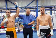 Noel Reyes noquea a Jairo Burgos en cartel de boxeo profesional