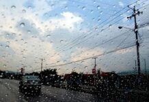 Onda Tropical y vaguada producirán aguaceros en varias provincias del país