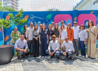 Carolina Mejia inaugura parque lineal en Villa Consuelo tras recuperar 400 metros de espacio público