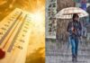 Chubascos aislados y temperaturas calurosas para este lunes