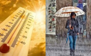 Chubascos aislados y temperaturas calurosas para este lunes