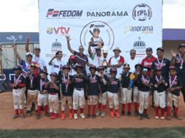 La Vega se corona bicampeón del Campeonato Nacional U6 de Béisbol