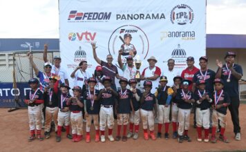 La Vega se corona bicampeón del Campeonato Nacional U6 de Béisbol